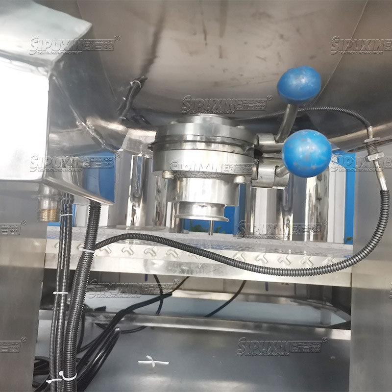 200L Pengemulsi Pengemulsi Homogenisasi Homogener Atas dengan PLC Panel Kontrol Kosmetik Mixer Lotion Pengemulsi Homogenzier